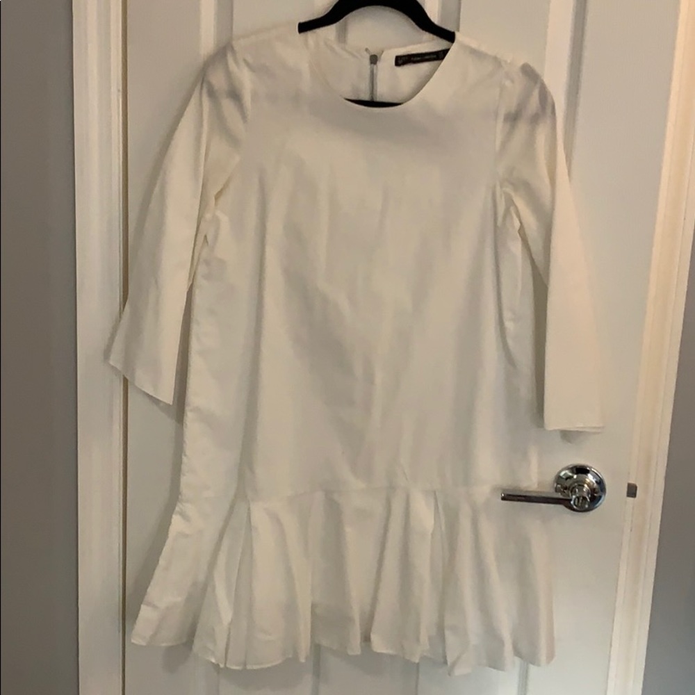 Zara white dress